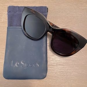 Le Specs Air Heart Sunglasses - Tortoise